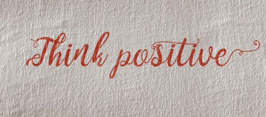A message to think positive